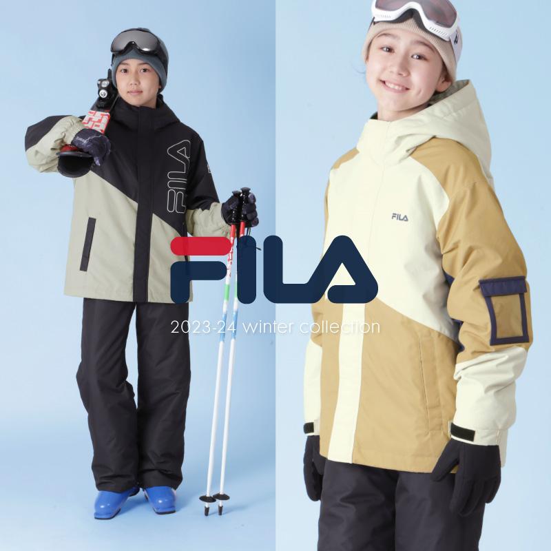 FILA スキーウェア キッズ スノーウェア 上下セット ジャケット パンツ ジュニア 男の子 女の子 子供用 ブランド フィラ 2024 FLJ-ASET｜oc-sports｜07