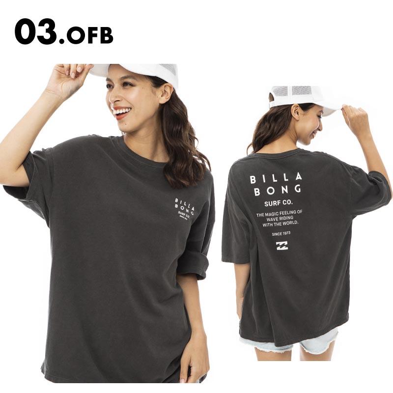 BILLABONG/ビラボン レディース Tシャツ BACK LOGO LOOSE TEE 2023 SPRING 半そで 半袖 春夏 体型カバー 大きめ ブランド BD013-208｜oc-sports｜08