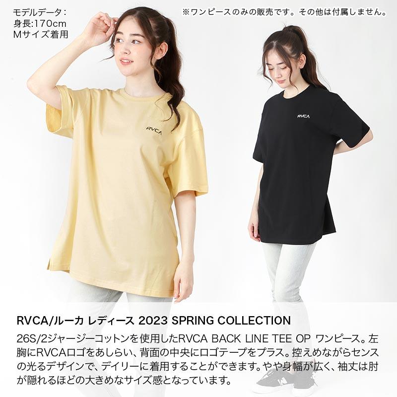 RVCA/ルーカ レディース 半袖 半そで Tシャツ ロング丈 ティーシャツ トップス ロゴ BD043-424｜oc-sports｜06