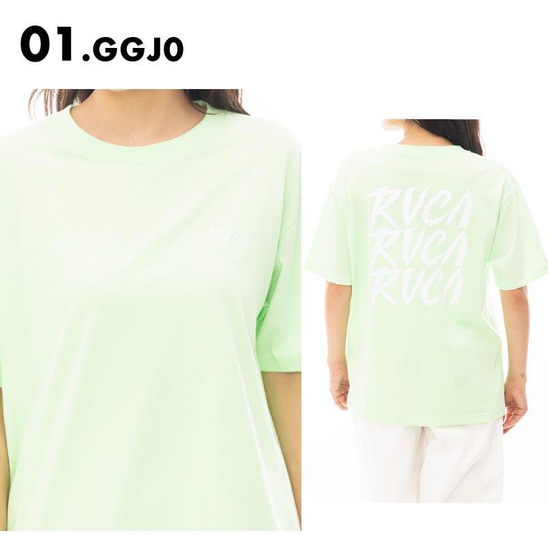 RVCA/ルーカ レディース 半袖 Ｔシャツ SPIRIT ST 2024 SPRING ティーシャツ バックプリント クルーネック ブラック ホワイト BE043-213｜oc-sports｜02