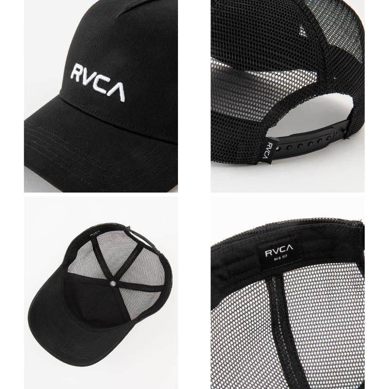 RVCA/ルーカ メンズ メッシュ キャップ RECESSION TRUCKER 2024 SPRING ベースボールキャップ 深め 通気性 ブラック ネイビー BE041-913｜oc-sports｜05