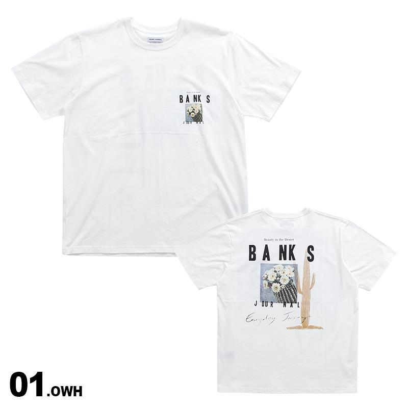 BANKS JOURNAL/バンクスジャーナル メンズ 半袖 半そで Tシャツ ティーシャツ トップス ロゴ 柄 ATS0839｜oc-sports｜02