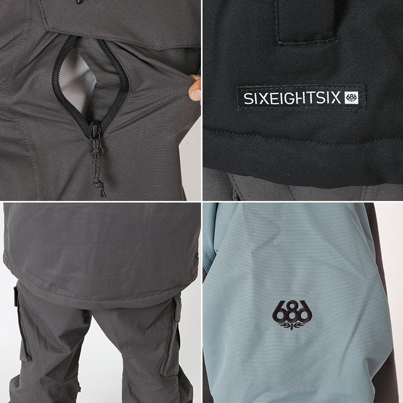 686/シックスエイトシックス メンズ スノーボードウェア ジャケット 単品 スノージャケット スノーウェア スノボウェア ウエア 上 スキーウェア M1W114|oc-sports|07