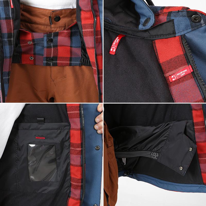 686 686/シックスエイトシックス メンズ スノーボードウェア