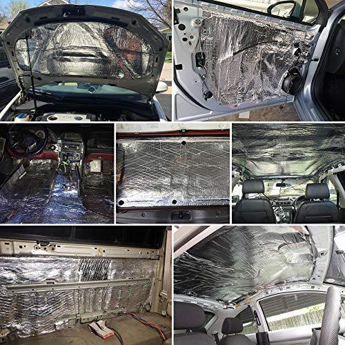 Yyt 断熱シート 車 断熱材 車 断熱シート 車 断熱材 車用断熱マット 断熱マット 断熱 車遮音防音材料 アルミ箔 フォーム シルバー 熱反射 吸 S Ocastanet 通販 Yahoo ショッピング