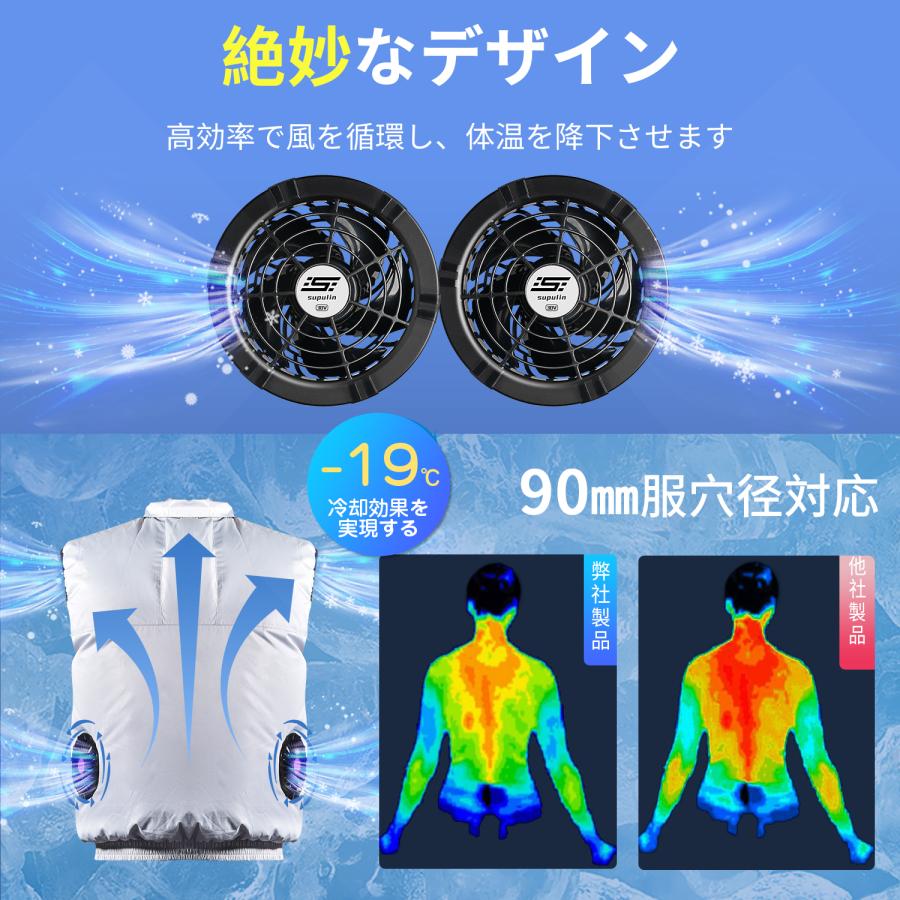 空調作業服 空調ウェア用 30V バッテリー ファン セット 空調 空調作業服 空調ウェア用 30V バッテリー ファン セット 空調