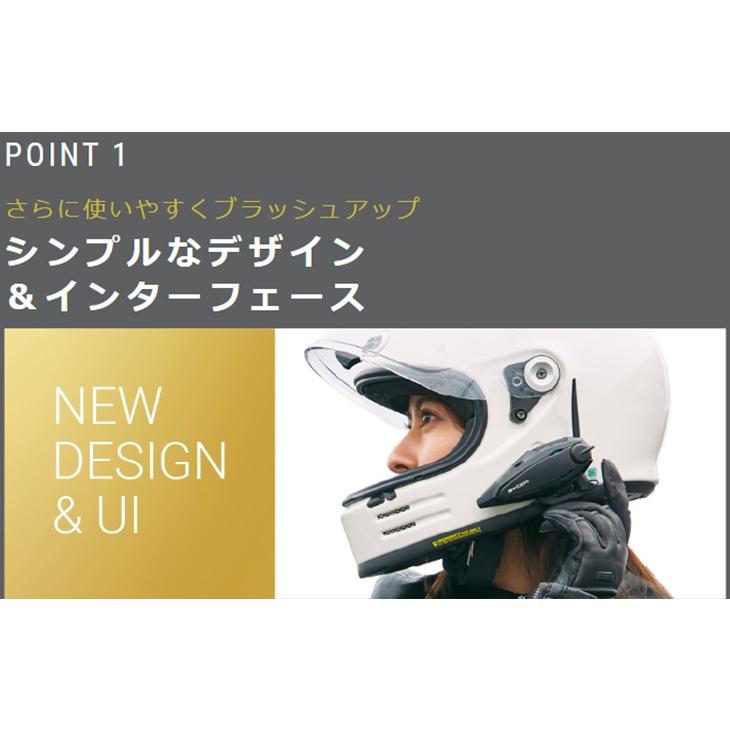 B＋COM（ビーコム） SYGNHOUSE B+COM SB6XR シングルユニット インカム