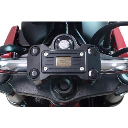 GROM・モンキー125・CT125・ダックス125 SP武川 ハンドルクランプアッパーホルダー（ブラック） SPタケガワ 06-02-0003