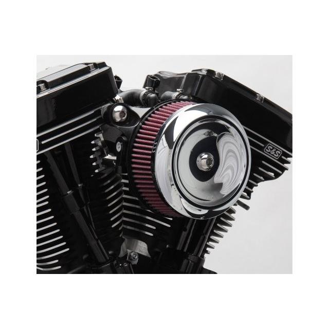 S&S Cycle エスアンドエスサイクル ステルス エアクリーナー ディッシュドボバー クローム カバーノミ 170-0119_1