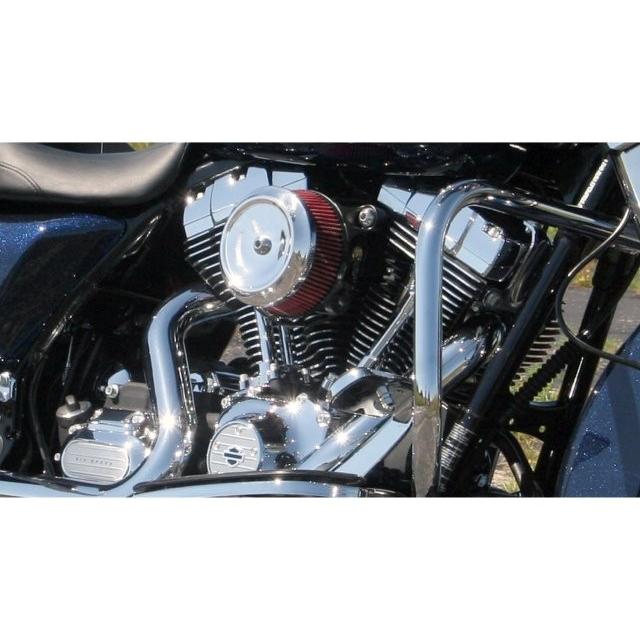 S&S Cycle エスアンドエスサイクル ステルス エアクリーナー ディッシュドボバー クローム カバーノミ 170-0119_3