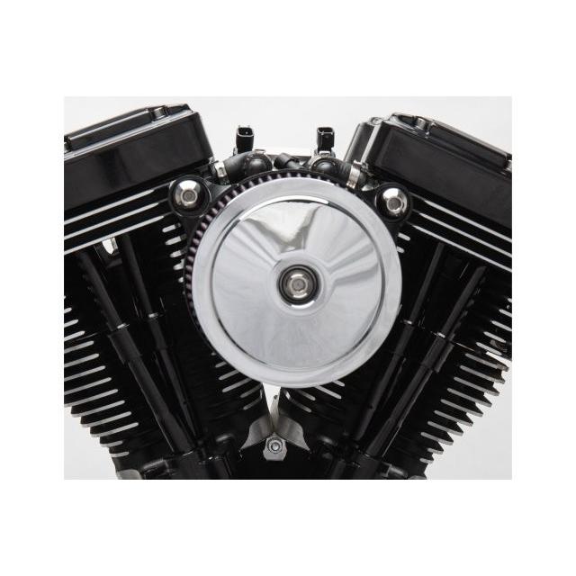 S&S Cycle エスアンドエスサイクル ステルス エアクリーナー ドームドボバー クローム カバーノミ 170-0120_2