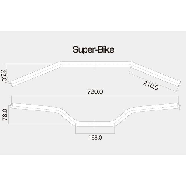 グッズ PMC 欠品中 ARCHI アーキ ピーエムシー ステンレスハンドルバー SUPER