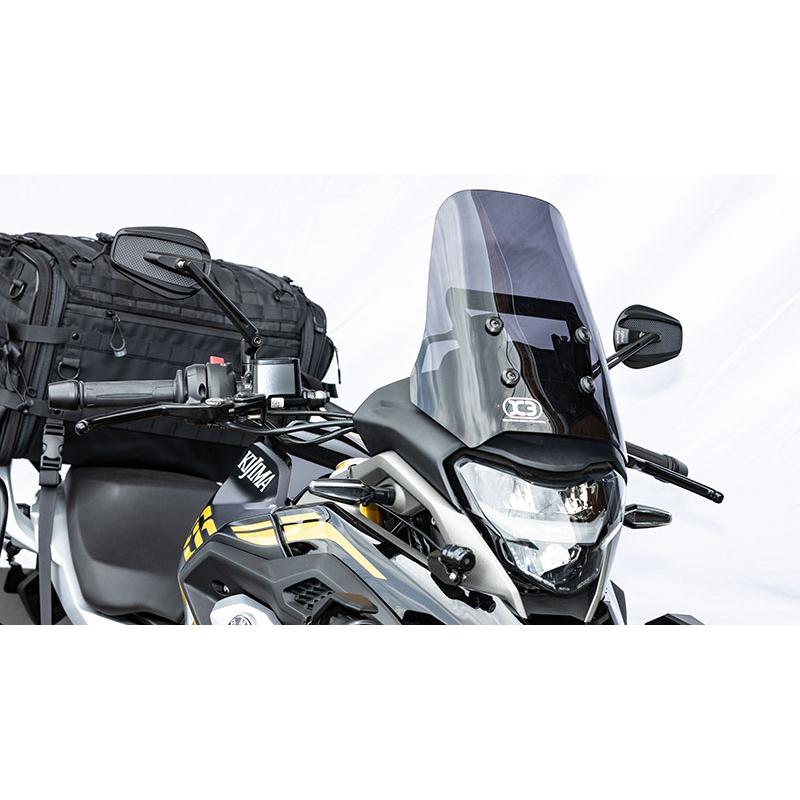 KIJIMA（キジマ） ミラー TECH11 オーバルエッジ ショートアーム