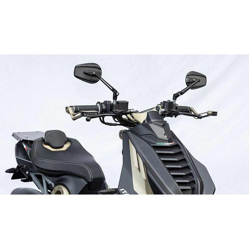 KIJIMA（キジマ） ミラー TECH11 オーバルエッジ ショートアーム