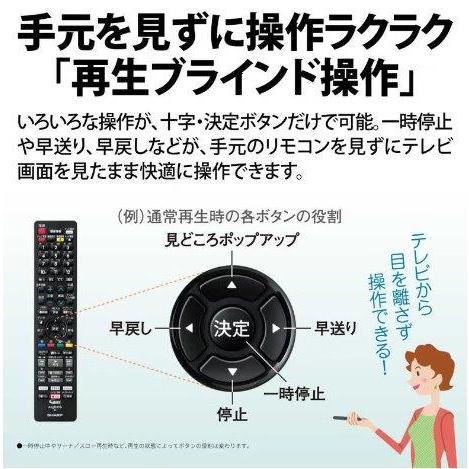 SHARP シャープ BDレコーダー AQUOSブルーレイ [1TB /3番組同時 SHARP シャープ BDレコーダー AQUOSブルーレイ [1TB /3番組同時