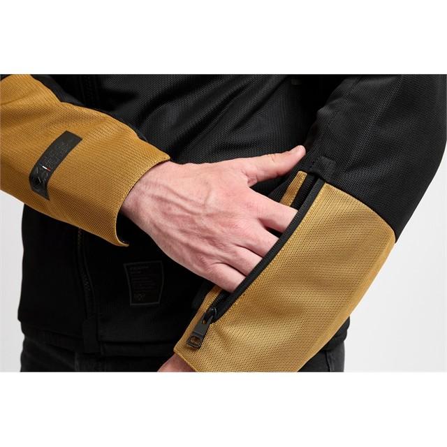 IXON - （イクソン）M-PARK AIR A 春夏フルメッシュパーカ(CAMEL/BLACK) 大きさ:XL 105101102-6033-XL