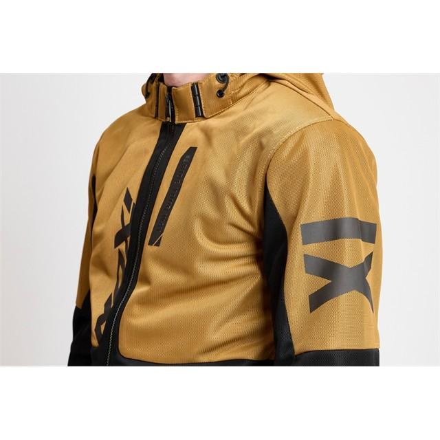 IXON - （イクソン）M-PARK AIR A 春夏フルメッシュパーカ(CAMEL/BLACK) 大きさ:XL 105101102-6033-XL