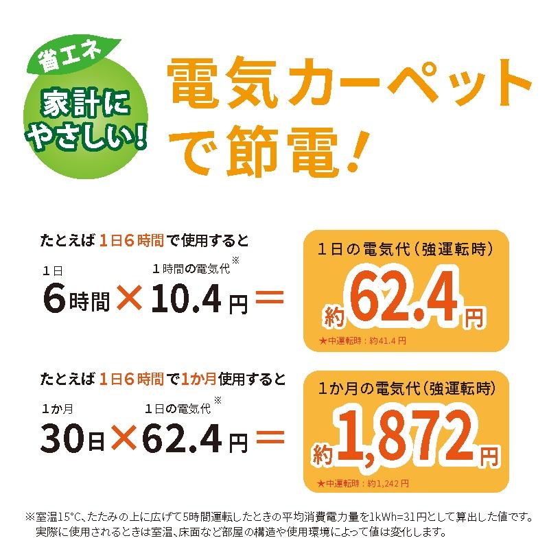 広電 コウデン 電気マット・カーペット CWC201H-CWの画像
