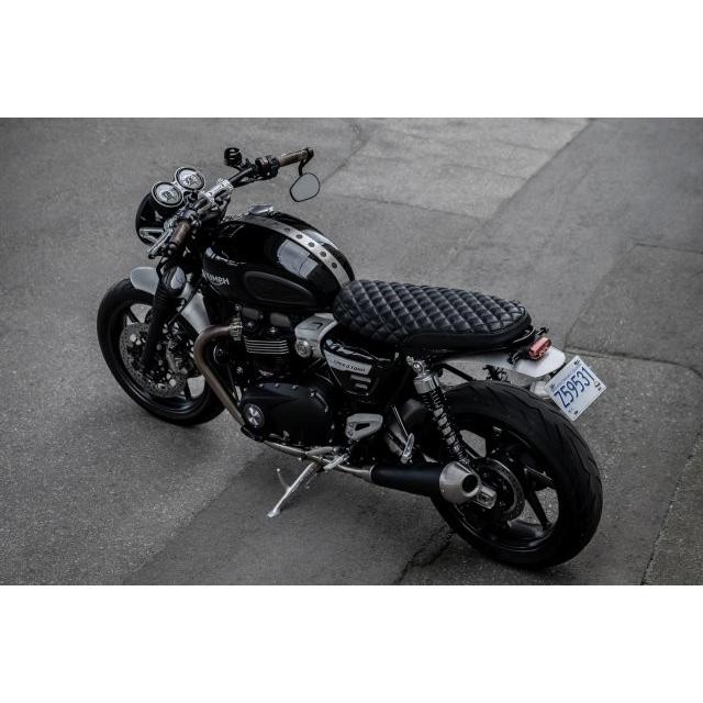 MOTONE CUSTOMS モートーン シート SPEED DIAMOND ダイヤモンドステッチ ブラック Speed Twin 1200 (19-24) MSM034_4