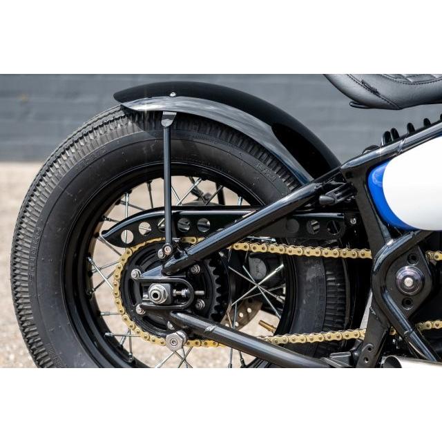MOTONE CUSTOMS シーメンス音の高低 チェーン店かばい立て CUTLASS グロス黒いこと Bonneville Bobber (17-25) Speedmaster (18-25) MTE206
