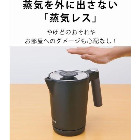 タイガー（TIGER） 電気ケトル スレートグレー 1.0L PTQ-A100HS