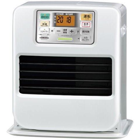 専用CORONA 石油ファンヒーター ホワイト CORONA（コロナ） 石油ファンヒーターSRシリーズ 木造9畳まで