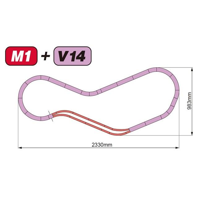 在庫有り 正規品 KATO カトー Nゲージ V14 内側複線線路セット(R315/282） 20-873の画像