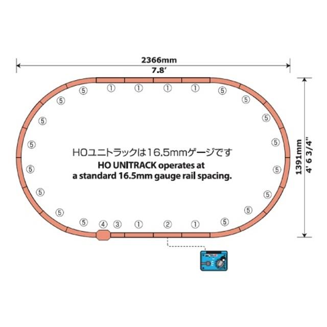 カトー（KATO） 在庫有り 正規品 HOゲージ HM1 R670 エンドレス線路