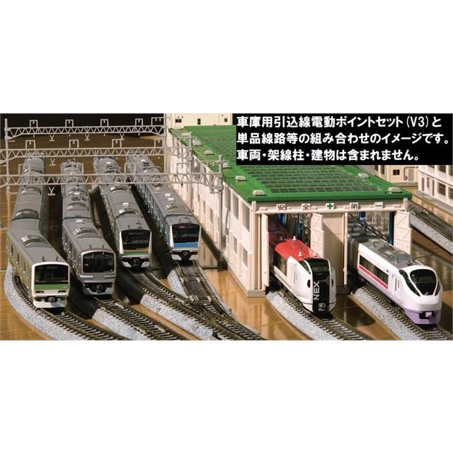 在庫有り 正規品 KATO カトー Nゲージ Ｖ３ 車庫用引込線電動ポイントセット 20-862_2