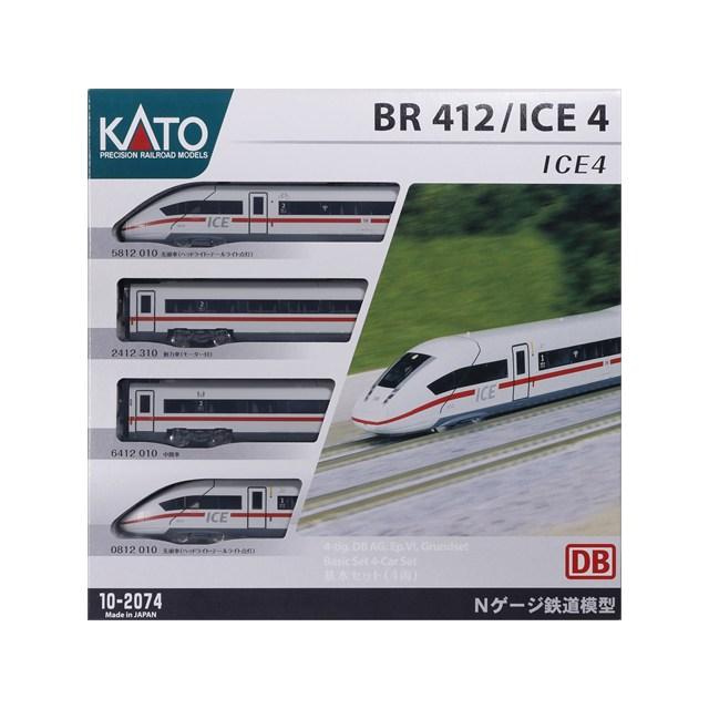 在庫有り 正規品 KATO カトー Nゲージ ICE4 基本セット(4両） 10-2074の画像