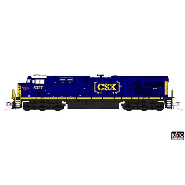 在庫有り 正規品 KATO カトー 鉄道模型 (N)GE ES40DC CSX #5327 176-8962_1