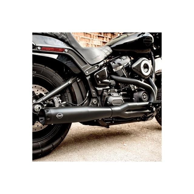 S\u0026S Cycle エスアンドエスサイクル SUPERSTREET2-1+CAT BLK M8 SOFTAIL 18-20 550-0789B