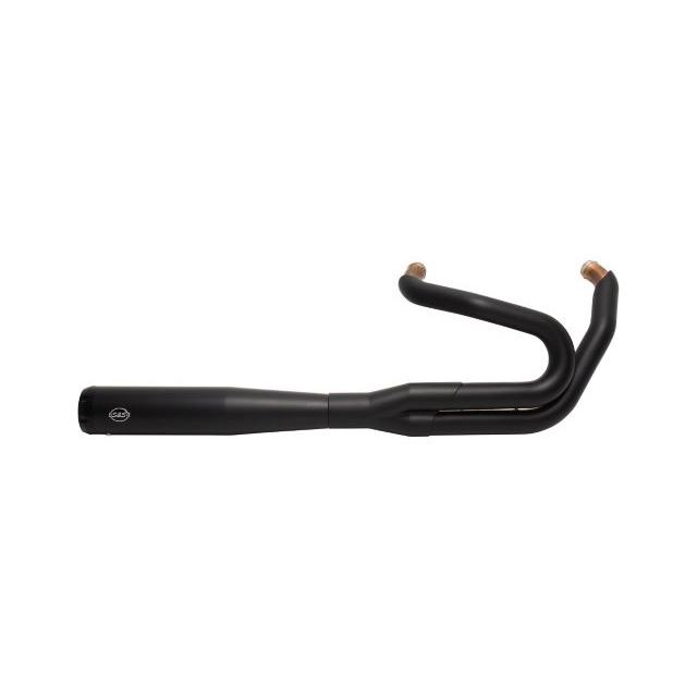 S\u0026S Cycle エスアンドエスサイクル SUPERSTREET2-1+CAT BLK M8 SOFTAIL 18-20 550-0789B