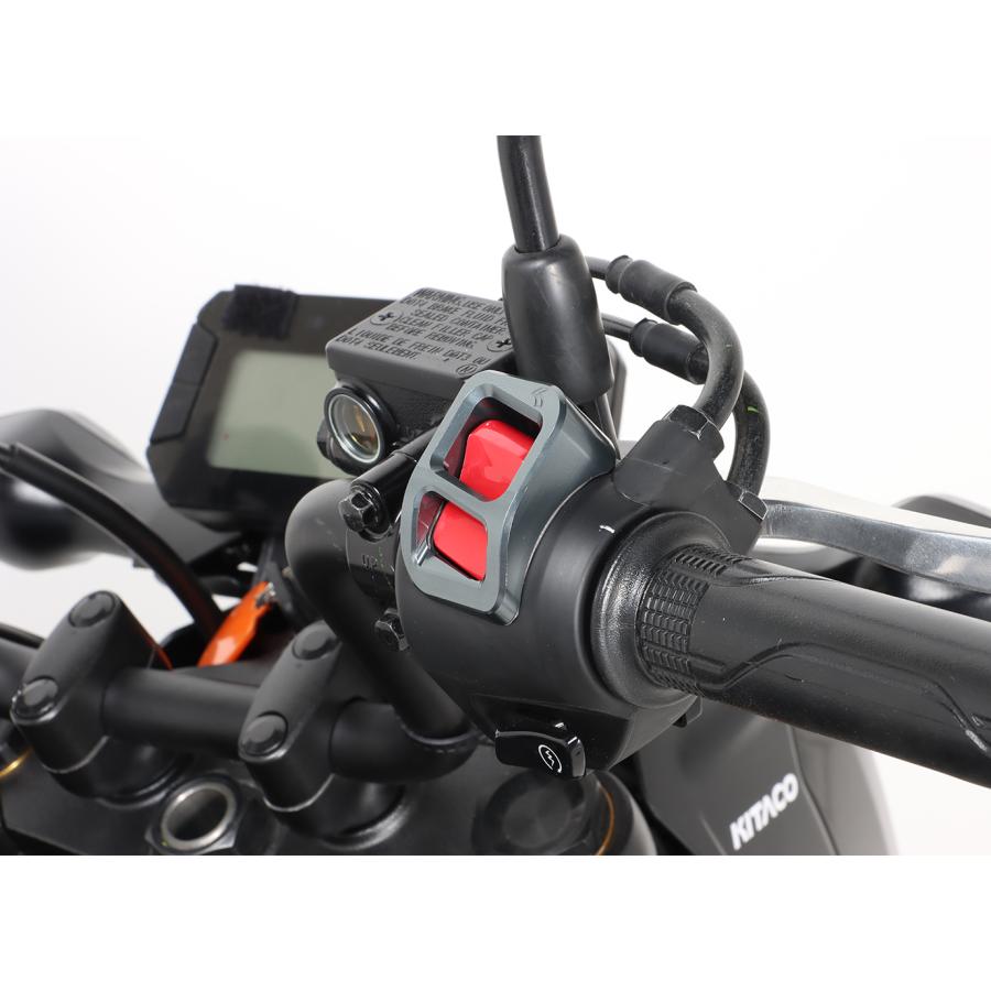 KITACO（キタコ） HONDA ホンダ グロム(JC92) スイッチガード（ホンダtype1） カラー:ガンメタ 756-9031090 ...