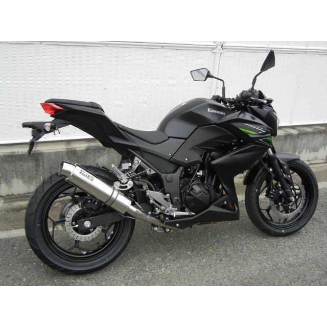 Z250A BS スリップオンマフラー ラウンド/ステンレスサイレンサー  WR’S ダブルアールズ BF4250JMの画像
