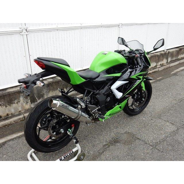Ninja250SL/ABS スリップオンマフラー ラウンド/ステンレスサイレンサー   WR’S ダブルアールズ BF4260JMの画像