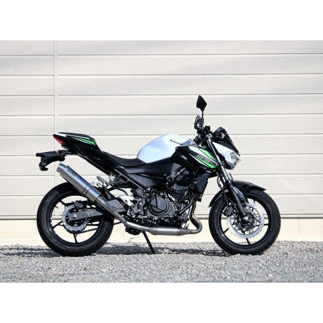 Z250 スリップオンマフラー ラウンド/ステンレスサイレンサー  WR’S ダブルアールズ BF4275JMの画像