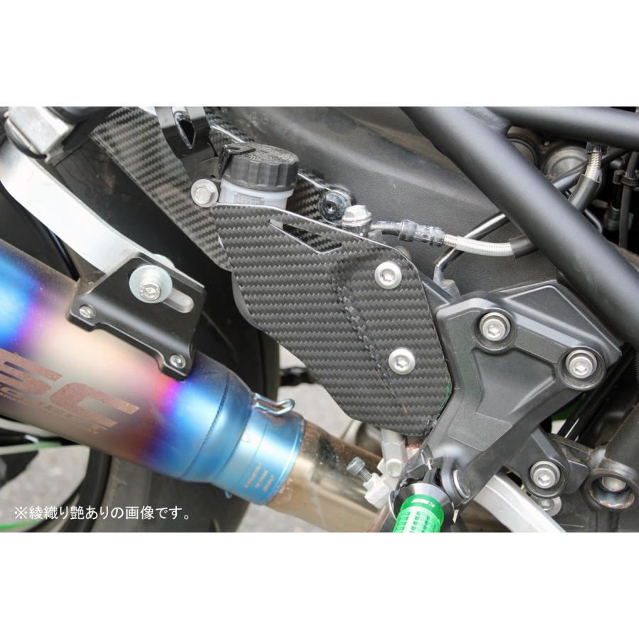KAWASAKI Ninja H2 SX/Ninja SX SE ヒールプレート 左右セット ドライ