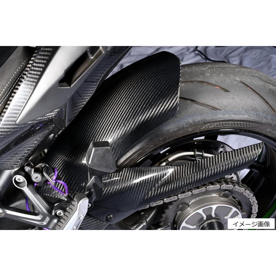 KAWASAKI NINJA H2SX/SE リアフェンダー ロングタイプ ドライカーボン