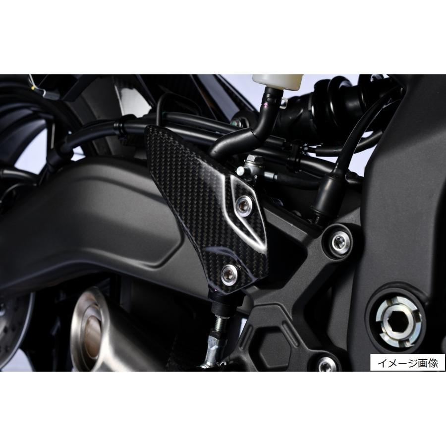 KAWASAKI ZX-25R 2020 ヒールプレート 左右セット ドライカーボン