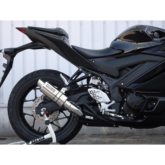 WR'S YZF-R25/YZF-R3 S.O.Vショートステンレスオーバルタイプ