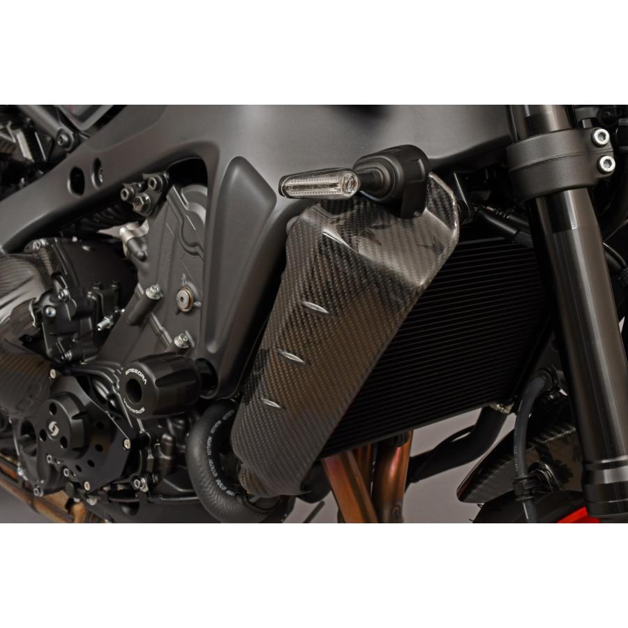 YAMAHA MT-09/SP 2021- ラジエーターサイドカバー 左右セット ドライカーボン (仕様:平織り艶あり)  SPEEDRA スピードラ  CYA1102PG_1