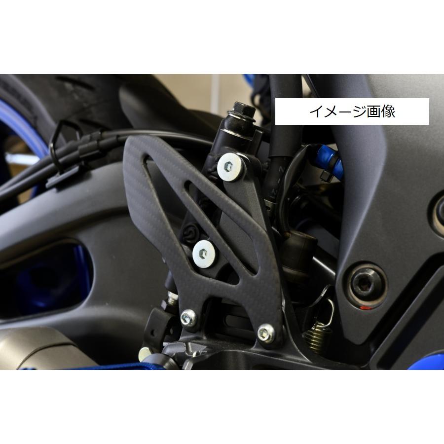 YAMAHA YZF-R7 ヒールプレート 左右セット (仕様:平織り艶あり)  SPEEDRA スピードラ  CYA1205PG | SPEEDRA | 02