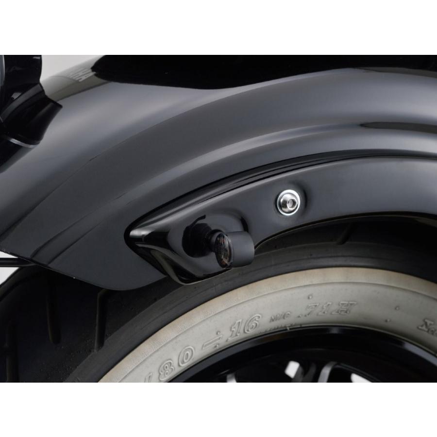 在庫有り DAYTONA デイトナ HIGHSIDER アポロ・クラシック ウインカー マットブラック 15282の画像