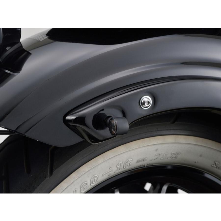 在庫有り DAYTONA デイトナ HIGHSIDER アポロ・クラシック ウインカー マットブラック 15282の画像