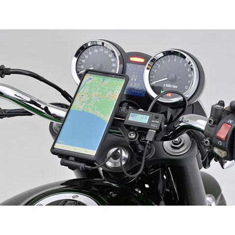 DAYTONA（デイトナ） 在庫有り USB電源 & 電圧計 USB QC3.0対応 18W