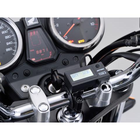 DAYTONA（デイトナ） 在庫有り USB電源 & 電圧計 USB QC3.0対応 18W