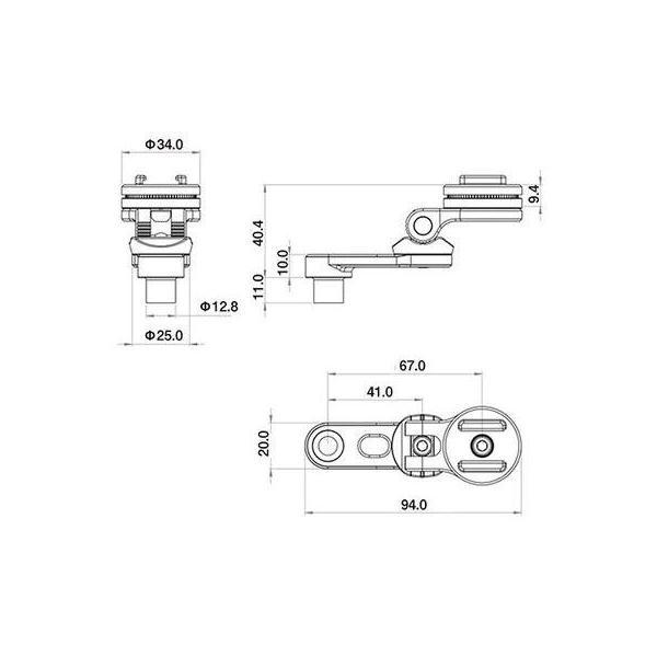 SP CONNECT (エスピーコネクト) バークランプマウントプロ