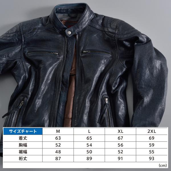 HenlyBegins カフェライダース レザージャケット メンズ Mサイズ 