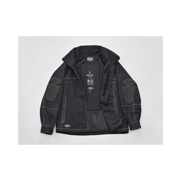 在庫有り DAYTONA デイトナ ジャケット 薄型プロテクター(ヒジ/背中)付属 CEレベル1 CPS規格対応 DJ-002 エアインテークパーカー ブラック Lサイズ 37225_2